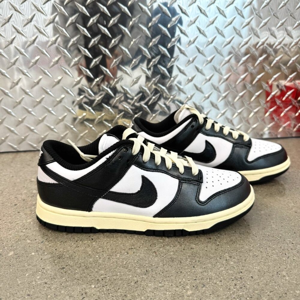 🐼 NIKE Dunk Low PRM "Panda" – Women's Size 6.5  White / Black - Coconut Milk 🐼
